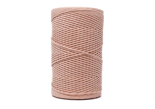 4mm Zero Waste Cotton Cord - Pale Pink Color