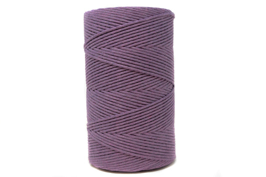 4mm Zero Waste Cotton Cord - Lavender Color