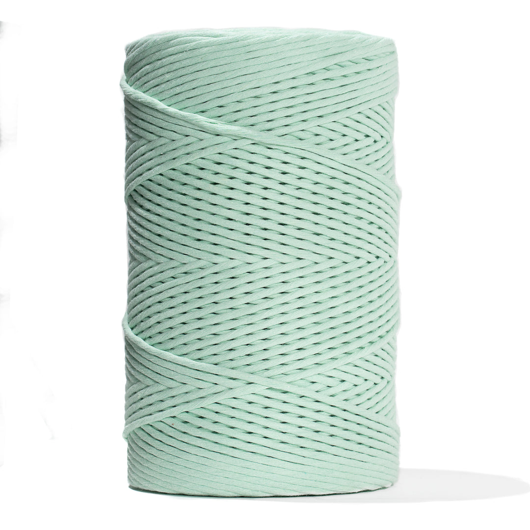 4mm Zero Waste Cotton Cord - Mint Color