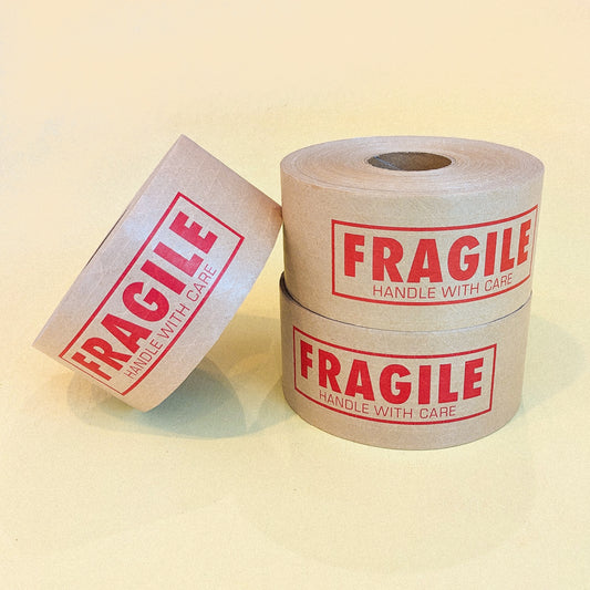 Fragile Water Activated Tape Roll
