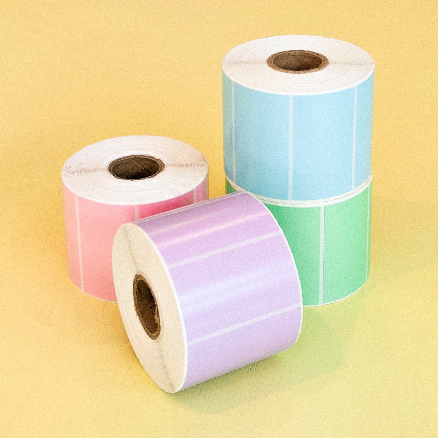 2.25" x 1.25" Pastel Thermal Label Rolls