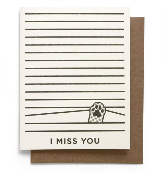 I Miss You Greeting Card