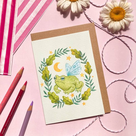 Fairy Toad | Blank Greeting Card
