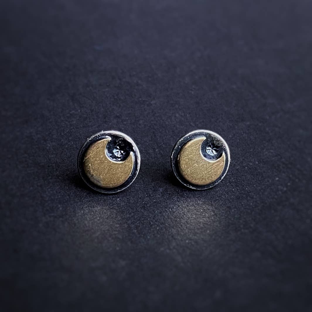 Mini Moon Studs