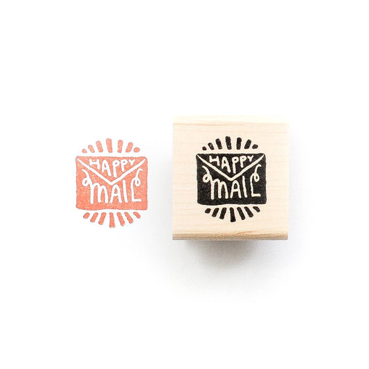 "Happy Mail" Rubber Stamp