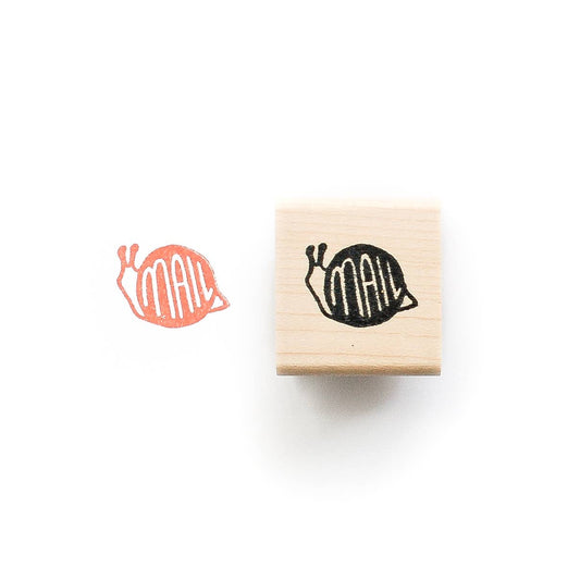 "Snail Mail" Rubber Stamp
